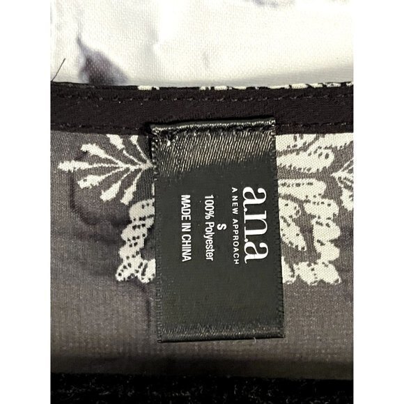 A.N.A LADIES LONG‎ SLEEVE PRINT TUNIC SZ (S) EUC - Picture 2 of 3
